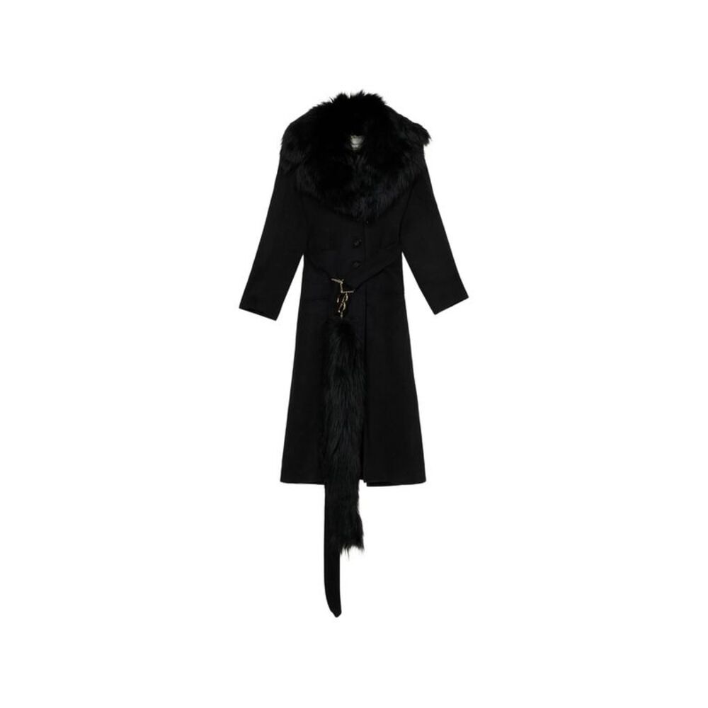 Blumarine Black Coats - Single Breasted Coats Women
